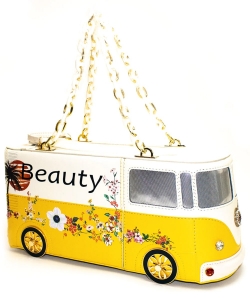 Beauty Bus Novelty Handbag 1039-Y YELLOW